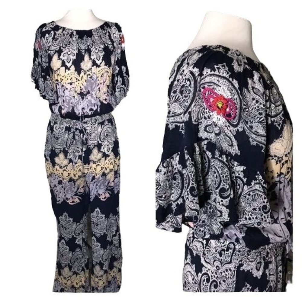 HP🥳 NWT Anthro Raga Jolie off shoulder jumpsuit MP